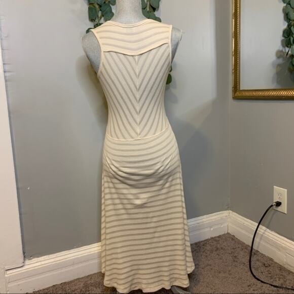 Anthropologie Postmark Striped Asymmetrical Button Down Dress Small - Picture 10 of 10